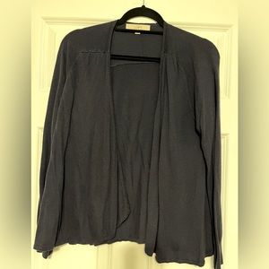 Loft open cardigan, navy, size L